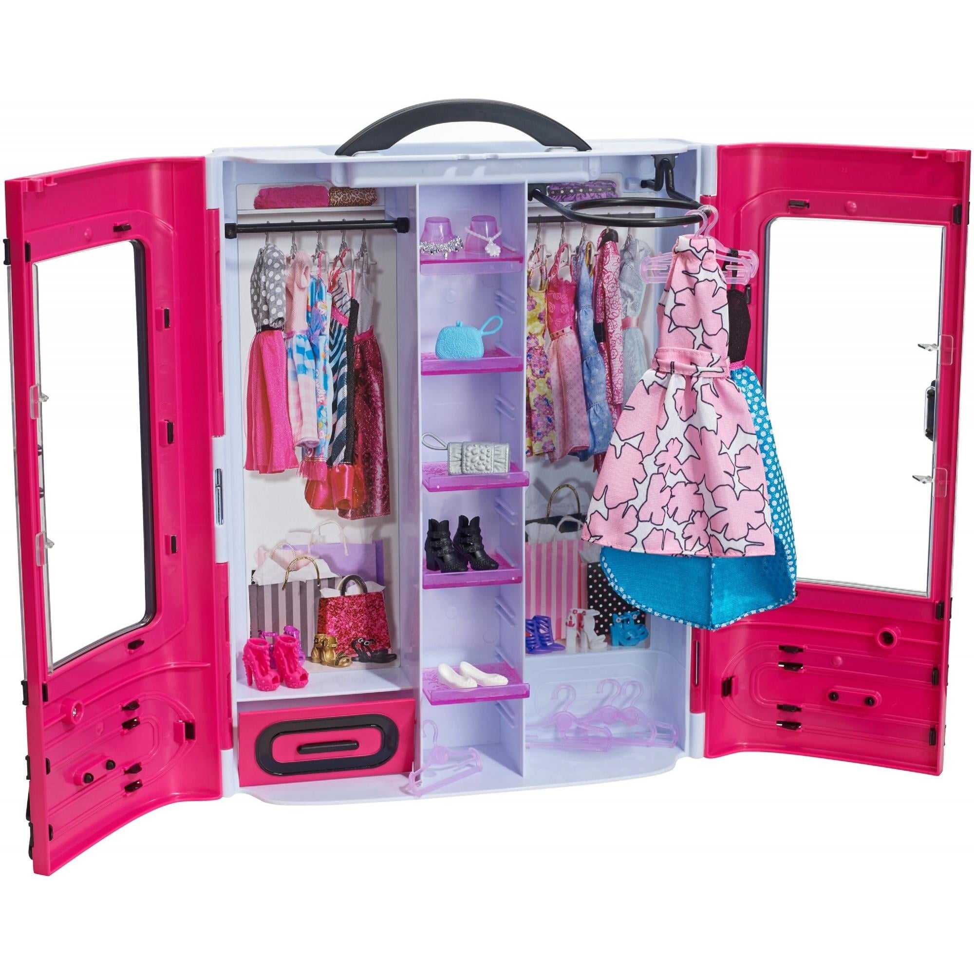 barbie closet and fashion set