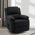 thumbnail image 1 of Korser Sillón Reclinable Giratorio 360°Adultos,Mecedora Pequeña Para Espacios Reducidos,Lino,Negro, 1 of 6
