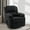 Black, variant on Korser Swivel Rocker Small Recliner Chair for Small Spaces for Living Room,Nursery,Grey