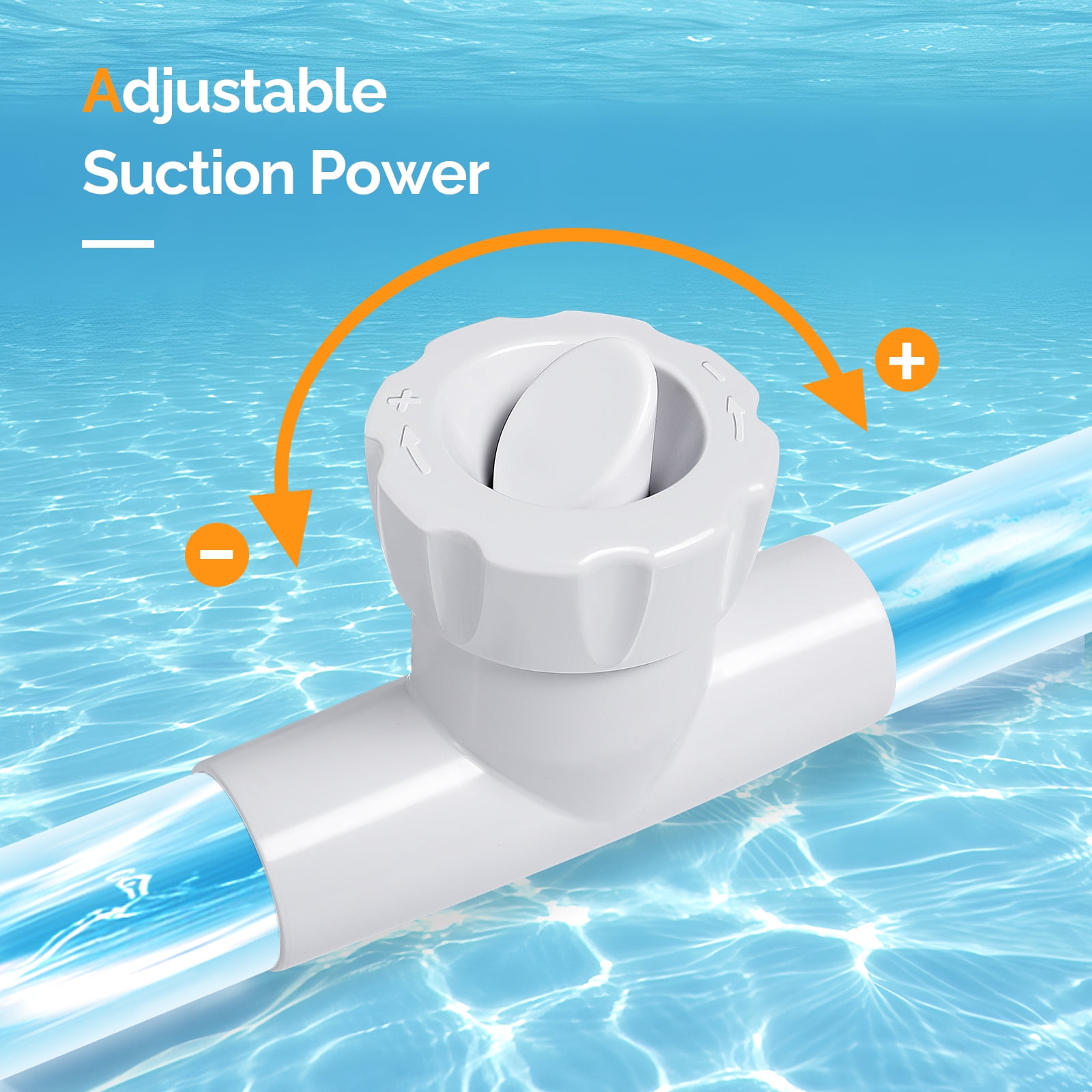 Zimtown Dolphin Pool Cleaner with 10 Hoses, Plastic Automatic Vacuum for Swimming Pools