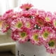 thumbnail image 4 of Ounissouiy 12 piezas de flores artificiales ramo falso hogar jardín boda de una sola rama interior al aire libre adornos de autoensamblaje Flores artificiales Rosa Ounissouiy HA084367-04, 4 of 6