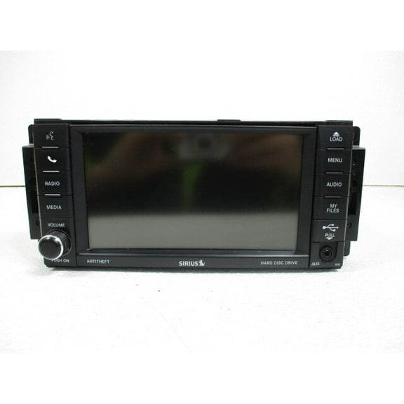 Pre-Owned 2012-2020 Dodge Caravan CD DVD HDD Navigation Radio Receiver Face ID RHB OEM LKQ - Verify Specific Vehicle Fitment In Description - (Good)