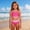 B Hot Pink, variant on Piuwrlz Girls Swimsuit 9 Years Kids Swimming Suit 2PC Bikini Blue Size 9 Years