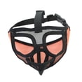 thumbnail image 1 of Bozal ajustable para perro de hocico corto Sunnimix malla transpirable Lengua Naranja L, 1 of 8