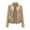 Khaki jacket for women, variant on Usmixi Winter Womens Leather Jacket Womens Faux Leather Jacket Stand Collar Zip up Trendy Moto Biker Coat Long Sleeve Casual Solid Plus Size PU Outerwear with Pocket Up to 65% off