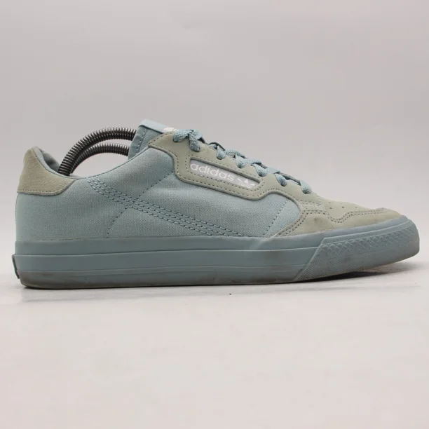 Adi - das Originals Continental Vulc Men's 9 Casual Shoes Sneakers Light Blue Suede