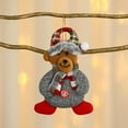 thumbnail image 4 of OAVQHLG3B Christmas Tree Plush Ornaments Set for Xmas Home Party Decor, Christmas Hanging Snowman Elk Santa Claus Bear Decorations, 4 of 6