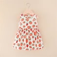 thumbnail image 4 of NAISIBABY Girls Flare Dresses, Fashion Prints Summer Casual Sleeveless Play Dress Red Size 2, 4 of 6