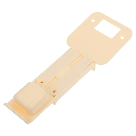 LOLIPPYY Portable Cat Door Barrier ABS Beige for Home Sturdy Latch Bracket Easy Access