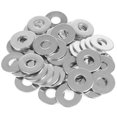 thumbnail image 1 of HELIFOUNER 50 piezas 3/8"" Arandelas planas de acero inoxidable 1"" Diámetro exterior 0.075"" Espesor 18-8 (304) Arandelas de acero inoxidable Arandelas de metal Arandelas planas para pernos Tornillos, 1 of 1