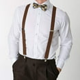 thumbnail image 6 of Heavy Duty Strong Clips Adjustable Elastic X Back Braces Big and Tall Men's Suspenders, 6 of 7