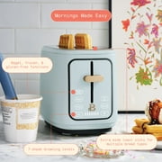 Beautiful 2 Slice Toaster with Touch-Activated Display, Hydrangea by Drew Barrymore