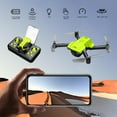 thumbnail image 2 of Mini Drone with 4K Camera, Altitude Hold Foldable RC Quadcopter, Pocket-Size LED Drone with 360° Flip, One-Key Return, Easy-Fly Beginner Remote Control Aircraft Toy for Adults & Beginners, 2 of 7