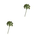 thumbnail image 4 of Yuarrent de león artificiales Flor falsa Regalo decorativo Ramo de flores simuladas No se desvanece Home Garden Party Living Hotel Green Verde 2Conjunto, 4 of 6