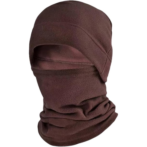 Máscara facial para pasamontañas, multifuncional, para esquí de invierno, capucha de forro polar, resistente al viento, para motociclismo en clima frío