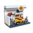 thumbnail image 2 of 1959 Ford F-250 Tow Truck and "Gulf" Service Station Diorama Set 1/64 Diecast Model by Johnny Lightning, 2 of 4