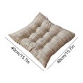 thumbnail image 3 of Plaid Thickened Chair Cushion, Washable Checkered Seat Pad for Dining Chair, Kitchen, Home Office, Bench and Everyday Indoor Seating, 3 of 6