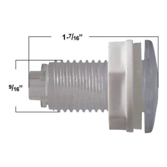 Spa Perimeter Led Light Fitting, SUN6541-657, Round, Hot Tub Replacement Part, LED Light Fitting, Hot Tub Light