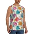 thumbnail image 2 of Balery Easter Egg Men's Sleeveless Muscle Shirts Workout Tank Top, Moisture Wicking, Odor Protection-, 2 of 8