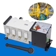 Miumaeov Dual Power Automatic Transfer Switches Self Cast Conversion Switch Generator Changeover Switch 110V 4P 250A