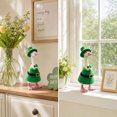 thumbnail image 5 of Sruoe Desk Goose Outfits, 7 Inch Mini St Patricks Day Bow Tie Felt with Hat Porch Goose Clothes, Desktop Goose Outfits, Costume Clothes for Table Decor, St Patricks Day Tabletop Goose Accessory, 5 of 7