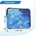 Blue Ripples Hand Drawn Quilted Laptop Protective Cases Computer ...