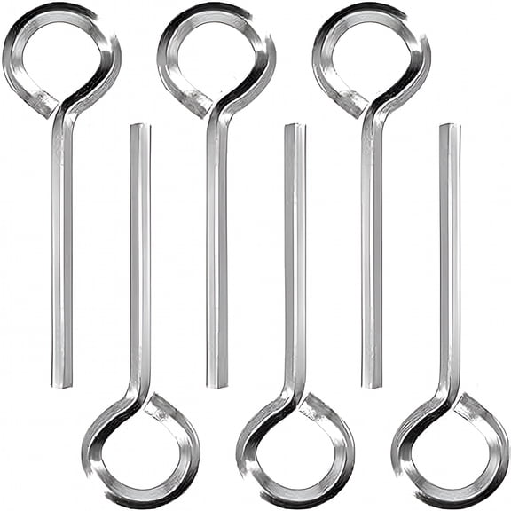 EXLEAF 2026 New 6 Pcs Standard Hex Key Metal Hex Key Metal Hex Wrench Hex Door Key for Exit Devices for Home,Workshop,Garage,Diy,Maintenance,Repair