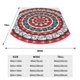 thumbnail image 3 of Fotbe Round Design Manta de Franela Acolchonada con Estampado, Súper Suave y Esponjosa, Extra Grande para Sofá, Cama, Uso Todo el Año-60"x50", 3 of 7