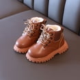 thumbnail image 4 of Botas Martin de invierno para niños, zapatos de algodón con forro polar, botas cortas, botas de nieve para niñas, zapatos de bebé, botas de cuero para niños, 4 of 4