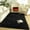 Black, variant on Homore Modern Shaggy Velvet Carpet for Living Room, 4' x 5.3' , Brown