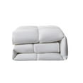thumbnail image 6 of Serta 100% Cotton Summer Lightweight Warmth，90% Goose Down Fiber Comforter, Fluffy Duvet Insert with Corner loops, 233 Thread Count, Hotel Luxury Ultra Soft, 68x90 inches Twin Size, 6 of 9