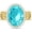 Gold, March Birthstone, variant on Silver Plated Rings for Women, Chunky Adjustable Ring, Created Birthstone Crystal Gemstone CZ Oval Rings, Fake Faux Imitation Diamond Statement Ring, Big Cocktail Costume Rings