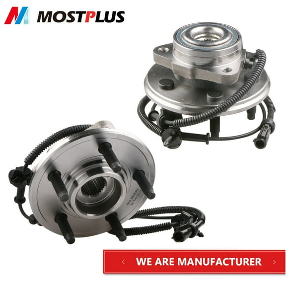Set(2) Front Wheel Hub Bearing Assembly w/ ABS For Aviator Explorer 4x4 5 Lug Fits select: 2002-2005 FORD EXPLORER, 2002-2005 MERCURY MOUNTAINEER