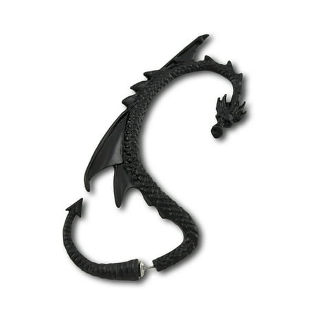 Black Dragon Double Sided Ear Wrap Earring