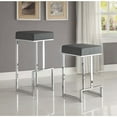 thumbnail image 2 of Plethoria Home Chrome Leg Upholstered Counter Stool, 2 of 7
