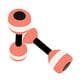 thumbnail image 2 of 2 mancuernas de agua para mujer, mancuernas de ejercicio acuático, barras de fitness acuático Rosa, 2 of 9