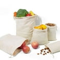 thumbnail image 3 of ShenMo Cotton Storage Bags with Drawstrings 30*35cm Multipurpose - Canvas Fabric Bread Bags - Bulk Food Produce - Reusable bags - Natural Cotton Potato Onion Storage Bags - Shoe Bags by, 3 of 4