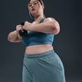 thumbnail image 4 of Nike Dri-FIT Attack Women's Mid-Rise 5\ Color: Black/Black/White Size: 4X, 4 of 4