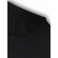 thumbnail image 3 of T-Shirt pour Femmes Inspiré par la Foi, Graphique « Prie pour Tout Ne Te Préoccupe de Rien », Col Rond, Manches Courtes, Coupe Régulière, T-Shirt en Tricot Toutes Saisons, 180 G/m2 - Noir, 3 of 5