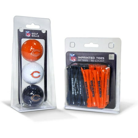 California Bears Golf - Team Golf NFL Chicago Bears 3 Golf Balls And 50 Golf Tees