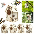 thumbnail image 4 of 1Pcs Outdoor Bird Houses Wooden Bird House for Outside ,Hanging Birdhouse Clearance for Finch Bluebird Cardinals Hummingbird, 4 of 4