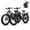 Black, variant on SUNTIBYE EB26 26" Fat Tire E Bike for Adults Set of 2, 1500W Electric Mountain Bikes, 28MPH Off-road Ebike, 48V 15Ah UL2849, Black