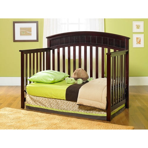 Graco Charleston 4 In 1 Convertible Crib Cherry Walmart Com