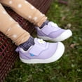 thumbnail image 3 of JAN & JUL Girls' Easy-On Toddler Shoes, Lightweight for First Walkers (Purple Daisy, Size 5 Toddler), 3 of 9