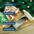 thumbnail image 3 of Christmas 3ft Round Area Rug Washable Winter Holiday Rugs for Living Room Xmas Bedroom Carpet with Non Slip Backing Festival Decorative Floor Cover for Nursery Playroom, Green, 3 of 8