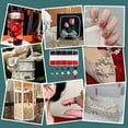 thumbnail image 6 of 1860pcs 5 Sizes Vase Filler Pearls Undrilled Pearl Beads 2.5/4/5/6/8mm Acrylic Pearl Beads Floating Bead No Hole Pearls for Vase Filler Makeup Brush Holder Party Decor Black/White/Red DIY, 6 of 6