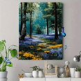 thumbnail image 4 of Bluebell Spring Forest Canvas Retro Country Farmhouse Nature Wall Art, 4 of 8