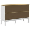 thumbnail image 5 of vidaXL Commode FLORO Blanc Bois Massif Pin, 5 of 5