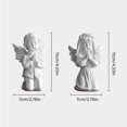 thumbnail image 3 of Resins Angelic Figurine Praying Boy Girl Miniature Statue for Home Tabletop Decoration Elegant Spiritual Ornament Gift, 3 of 4