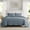 Blue Grey, variant on White Cloud Queen Size Quilt Set, Tan Lightweight Farmhouse Bedspread, Rustic Country Coverlet, Taupe Camel Soft Bedding, Thin Comforter for All Season - 3 Pieces, 90x90 inches